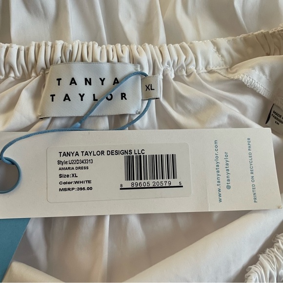 New! Tanya Taylor Amaria Mini A Line Dress white nwt 30457 - Picture 7 of 11